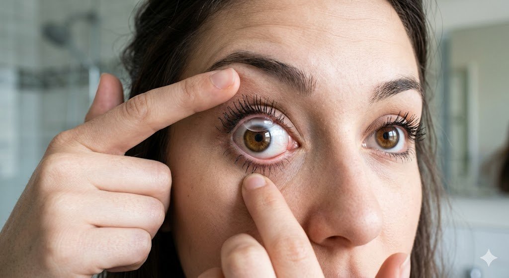 Lost Contact Lens in Eye Causes and Solutions